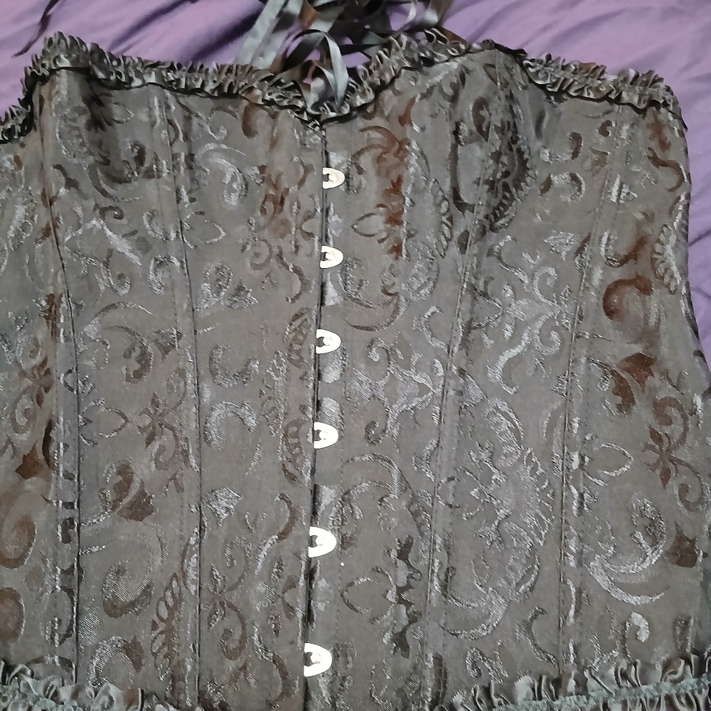 Boned corset